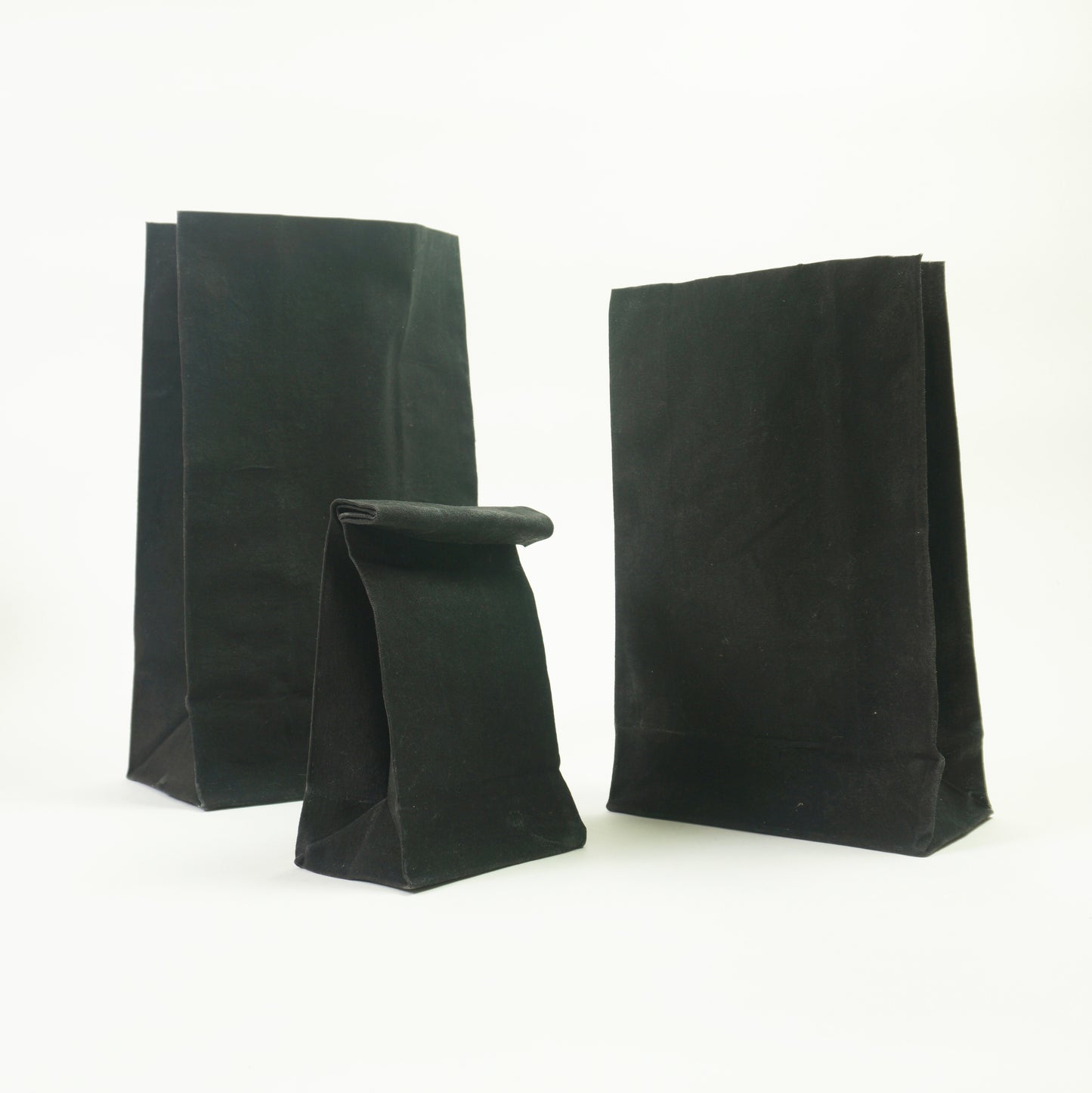 Black Beeswax wrap lunch bag made by naturally dyed cotton and organic beeswax