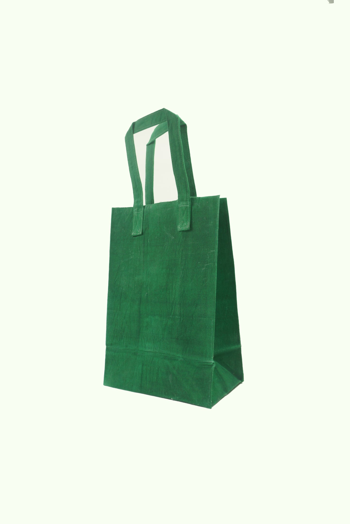 GREEN Waxed Canvas Tote Bag