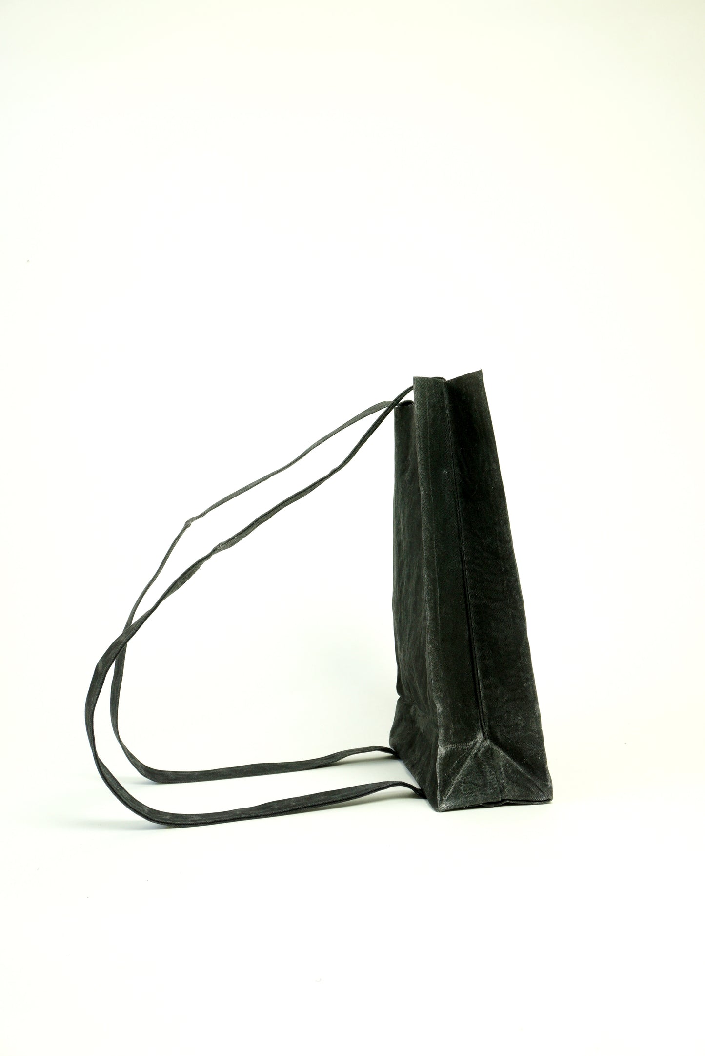 BLACK Waxed Canvas Backpack