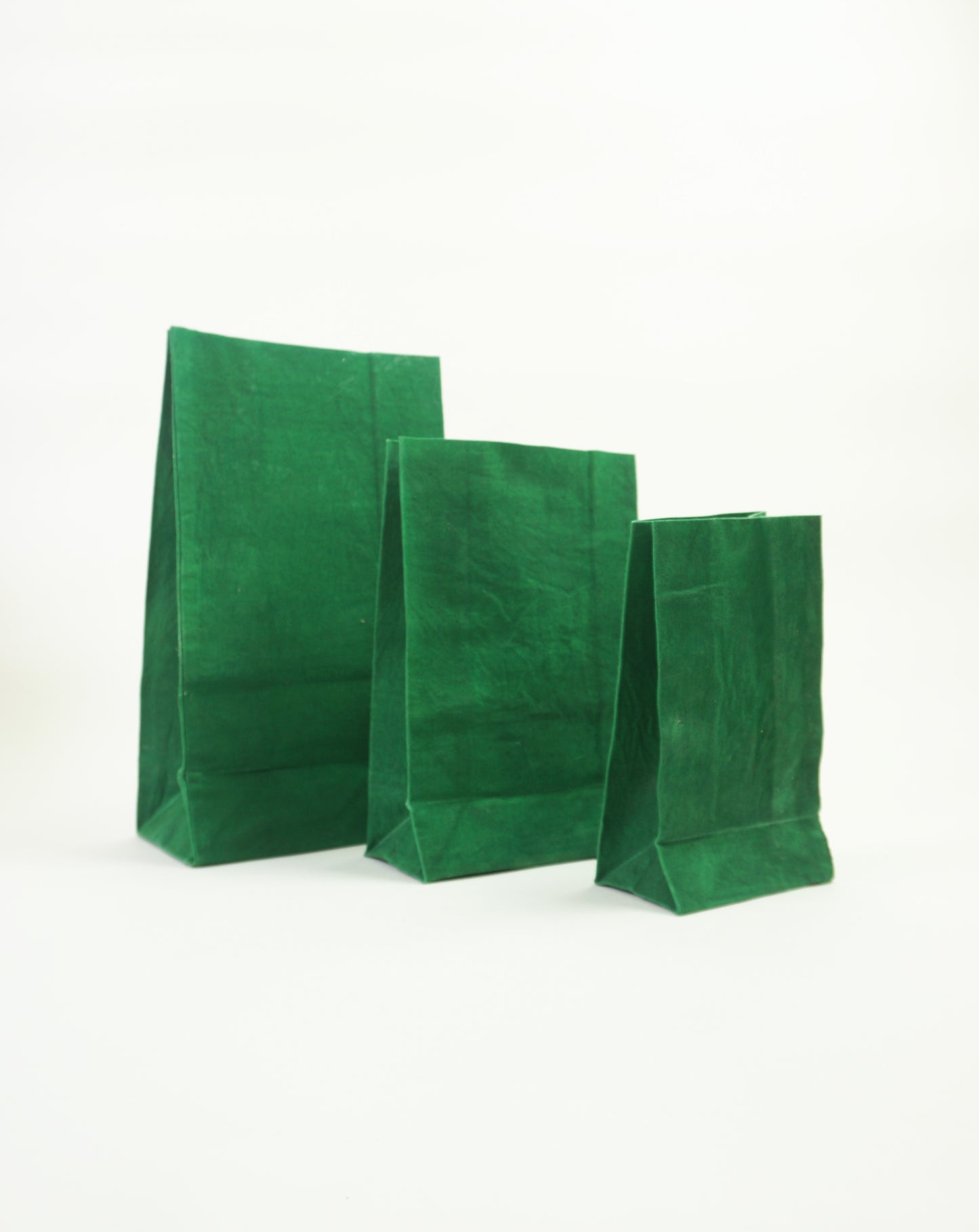 GREEN Beeswax wrap lunch bag made by naturally dyed cotton and organic beeswax