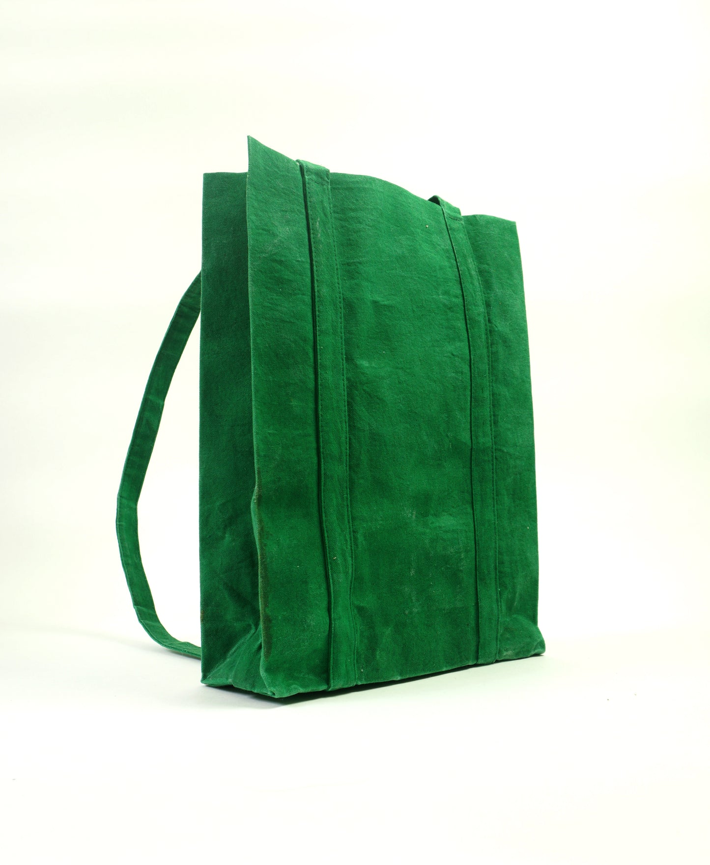 GREEN Waxed Canvas Backpack