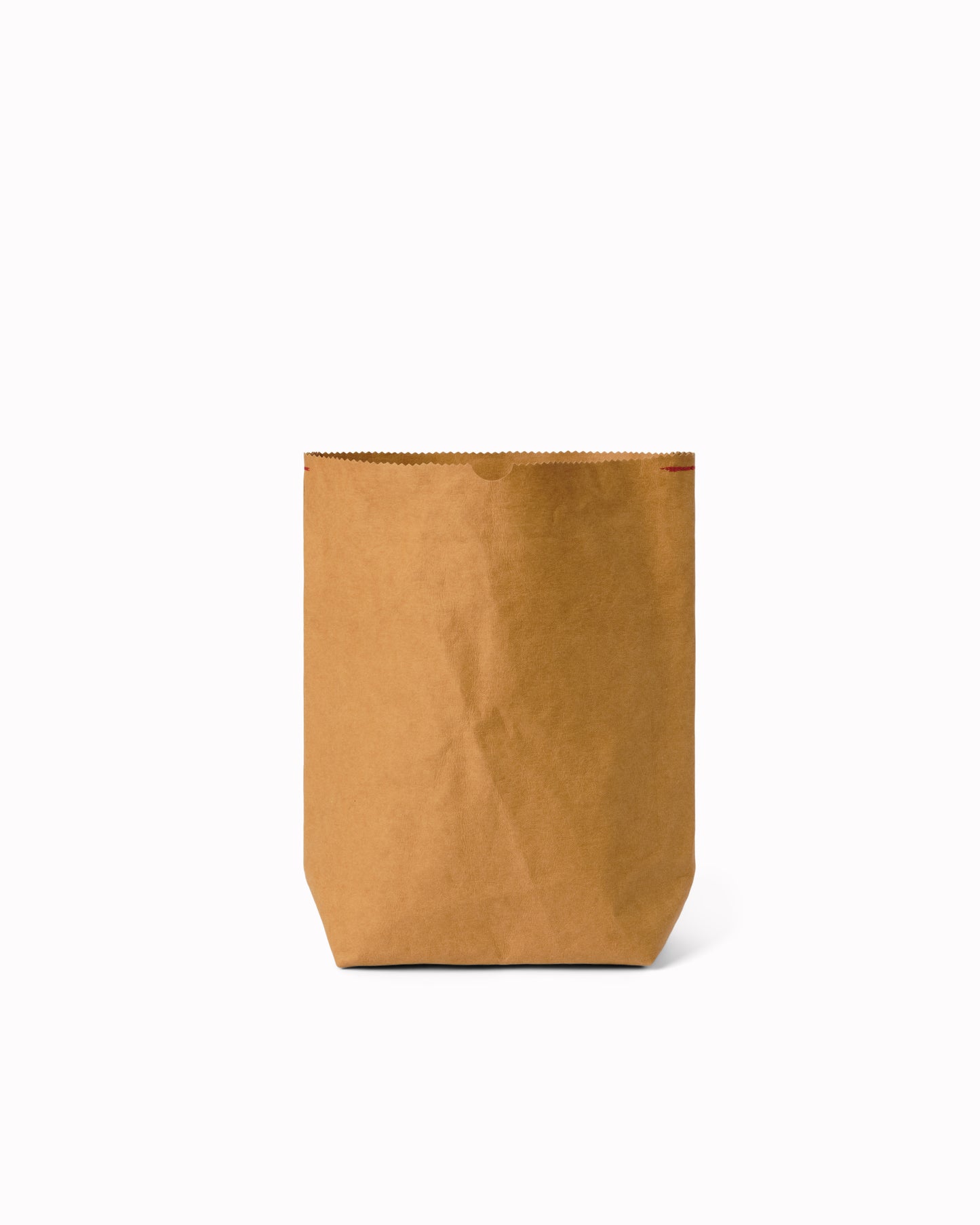 Brown paper bag storage made from washable paper