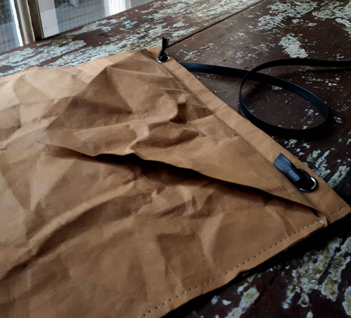 Shoulder Envelop bag made from washable & reusable brown kraft paper