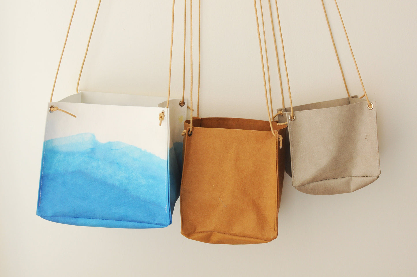 Planter, hanging paper planter made from washable paper