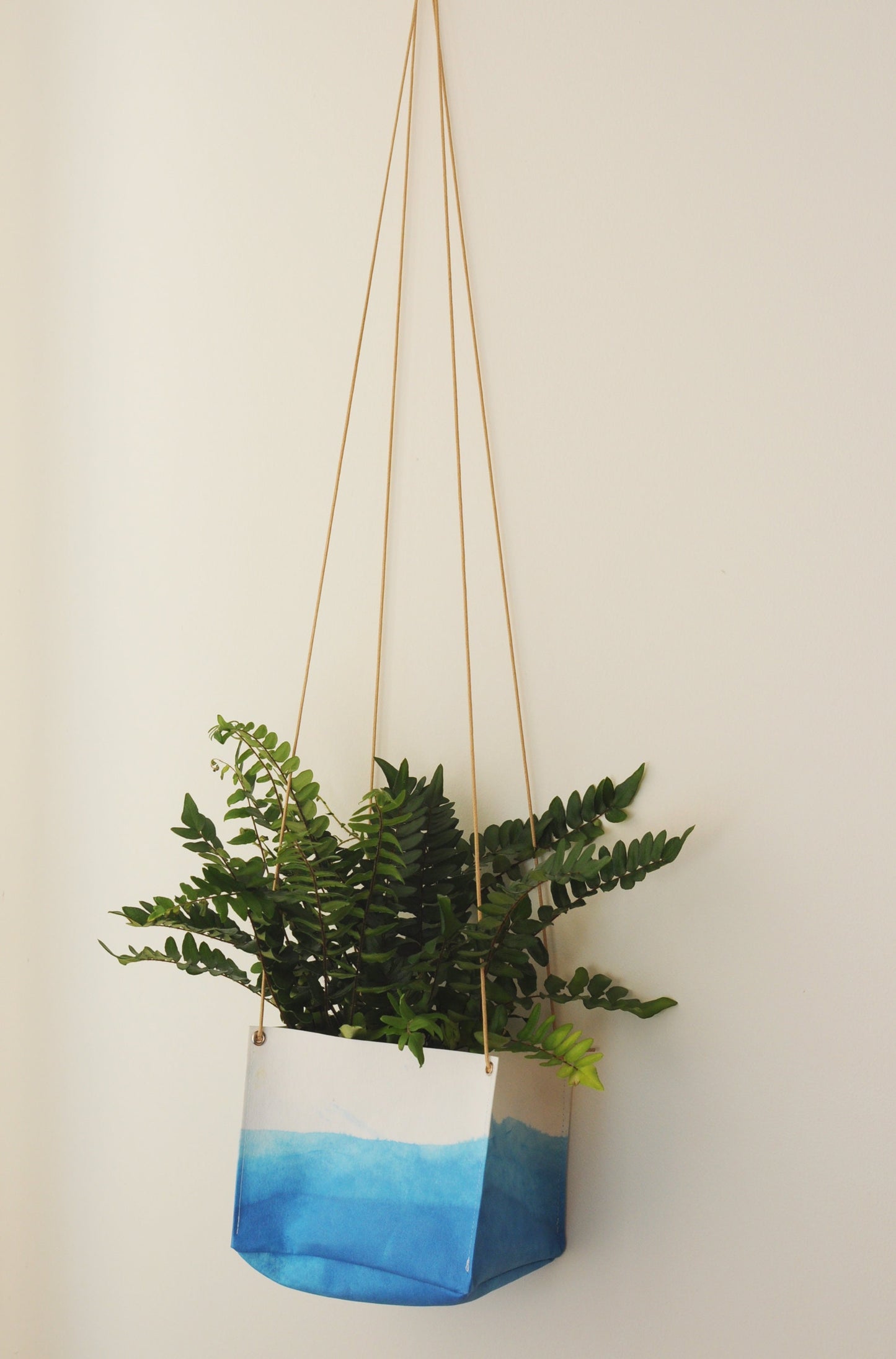 Planter, hanging paper planter made from washable paper