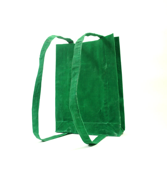 GREEN Waxed Canvas Backpack