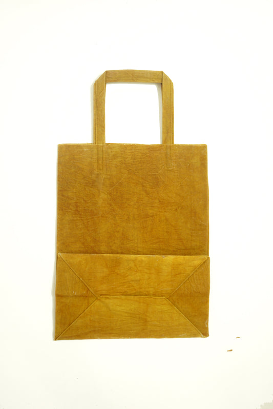 YELLOW Waxed Canvas Tote